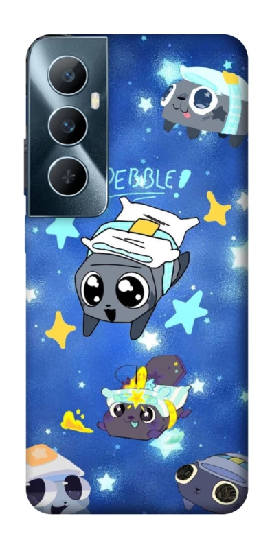 Чохол на Realme C65 4G Pebble kitten stars фото 1 з 1