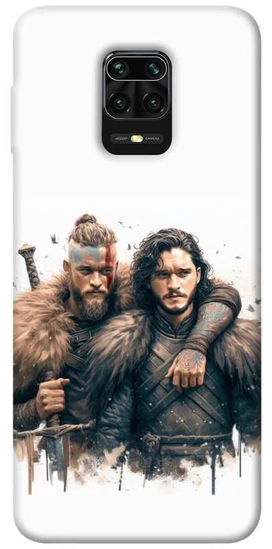 Чехол на Xiaomi Redmi Note 9s / Note 9 Pro / Note 9 Pro Max Ragnar and Snow фото 1 из 1