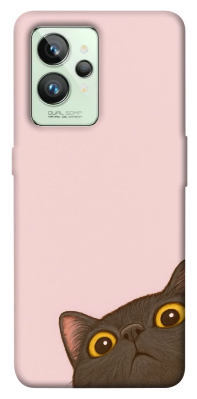 Чохол на Realme GT2 Peeping cat фото 1 з 1