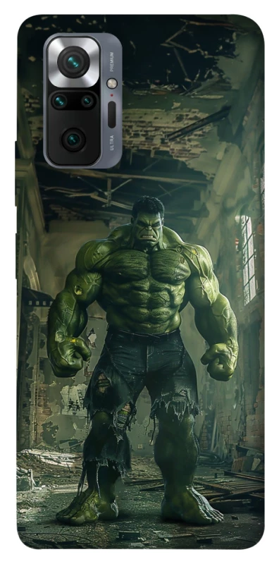 Чехол на Xiaomi Redmi Note 10 Pro Angry Hulk фото 1 из 1