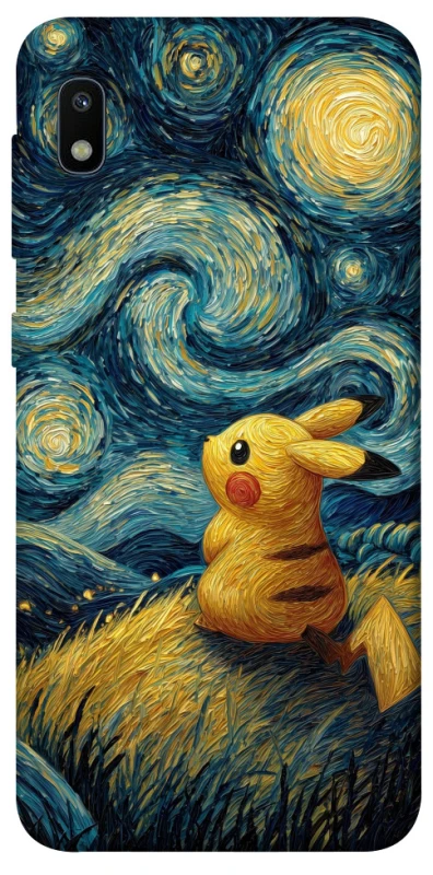 Чехол на Samsung Galaxy A10 (A105F) Pikachu and Van Gogh фото 1 из 1