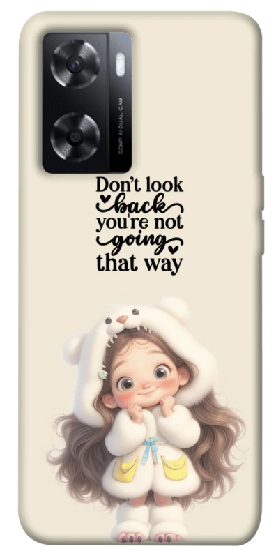 Чехол на Oppo A57s Don't look back фото 1 из 1