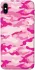 Чехол на Apple iPhone X (5.8") camouflage pink фото 1 из 1