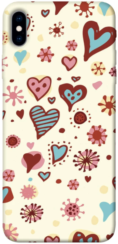 Чохол на Apple iPhone XS Max (6.5") Pretty hearts фото 1 з 1