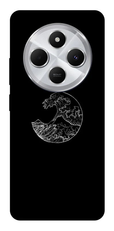 Чохол на Xiaomi Redmi 14C / Poco C75 Black tsunami фото 1 Чохол на Xiaomi Redmi 14C / Poco C75 Black tsunami фото 1 з 1