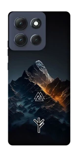 Чехол на Motorola Moto G86 Power Руны в горах фото 1 из 1