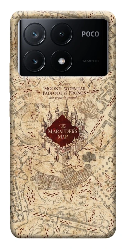 Чохол на Xiaomi Poco X6 Harry Potter Marauder's Map фото 1 з 1