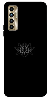 Чохол на TECNO Camon 17P Black Lotus фото 1 Чохол на TECNO Camon 17P Black Lotus фото 1 з 1