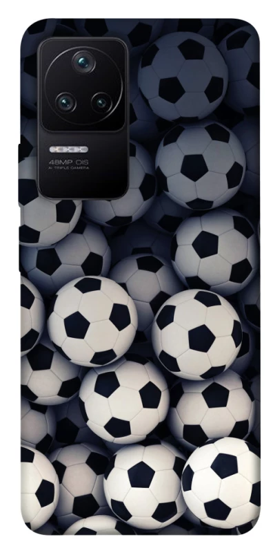 Чохол на Xiaomi Poco F4 5G Футбольні м'ячи фото 1 з 1
