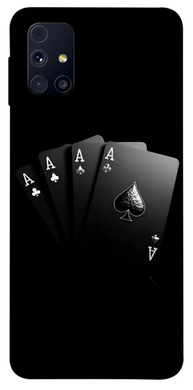 Чохол на Samsung Galaxy M31s Black Cards фото 1 з 1