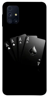 Чохол на Samsung Galaxy M31s Black Cards фото 1 з 1