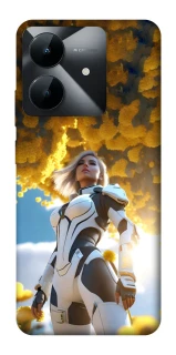 Чехол на Realme Note 60x Cyber space girl ver.3 фото 1 из 1