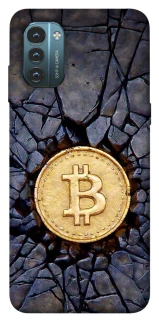 Чехол на Nokia G21 Bitcoin cracks фото 1 из 1