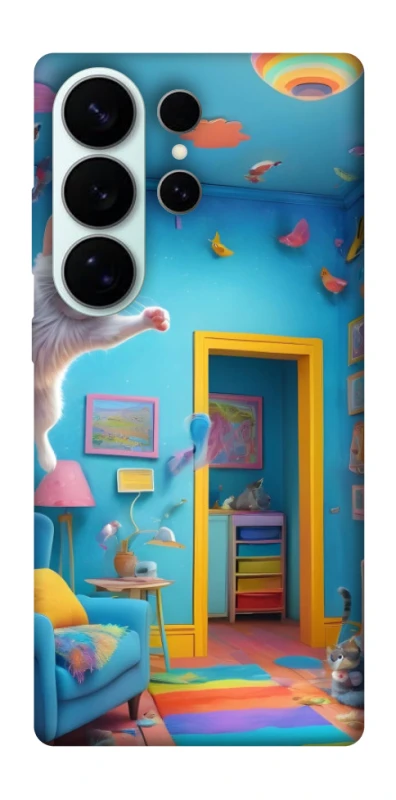 Чехол на Samsung Galaxy S26 Ultra crazy cat фото 1 из 1