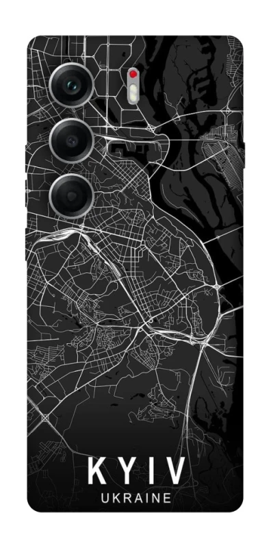 Чехол на Tecno Camon 40 Kyiv map фото 1 из 1