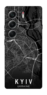 Чехол на Tecno Camon 40 Kyiv map фото 1 из 1