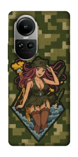 Чохол на Oppo Reno 10 Military Waifu фото 1 з 2