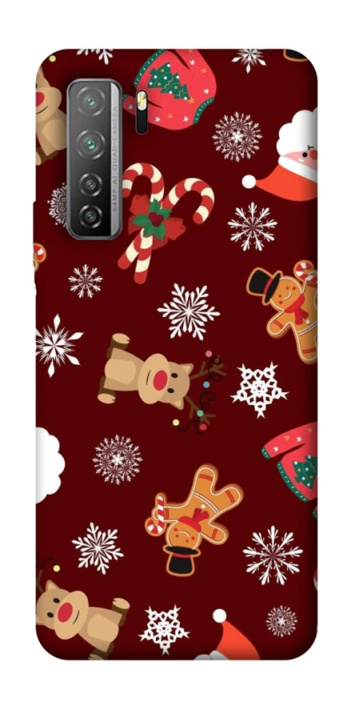 Чехол на Huawei Nova 7 SE Новогодний v6 фото 1 из 1