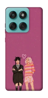 Чохол на Motorola Edge 60 Fusion Raven & Rainbow Wednesday фото 1 з 1