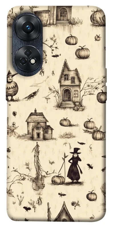 Чохол на Oppo Reno 8T 4G Halloween aesthetic ver.1 фото 1 з 1