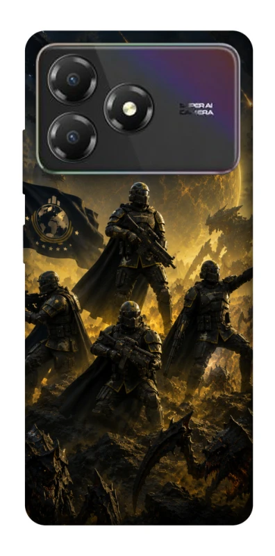 Чохол на ZTE Blade A36 HELLDIVERS ver.2 фото 1 з 1