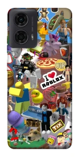 Чохол на Motorola Moto G24 Roblox collage ver.5 фото 1 з 1