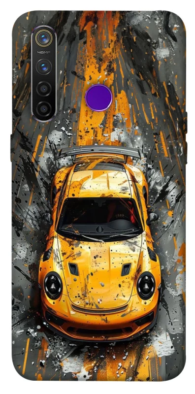Чехол на Realme 5 Pro Drawn Porsche фото 1 из 1
