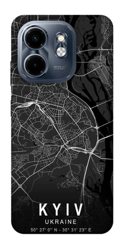 Чохол на Infinix Smart 9 4G / Hot 50i Kyiv map фото 1 з 1