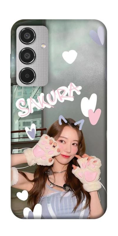 Чохол на Samsung Galaxy M35 Sakura - LE SSERAFIM фото 1 з 1