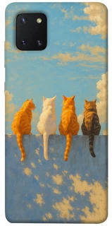 Чехол на Samsung Galaxy Note 10 Lite (A81) cats on wall фото 1 Чехол на Samsung Galaxy Note 10 Lite (A81) cats on wall фото 1 из 1
