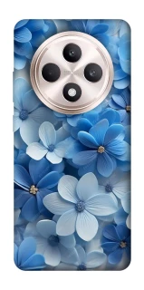 Чехол на Oppo Reno 12 F 4G/5G Синие цветы фото 1 из 1