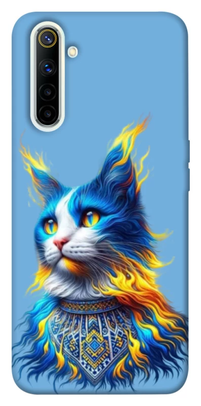 Чохол на Realme 6 Кіт патріот фото 1 з 1