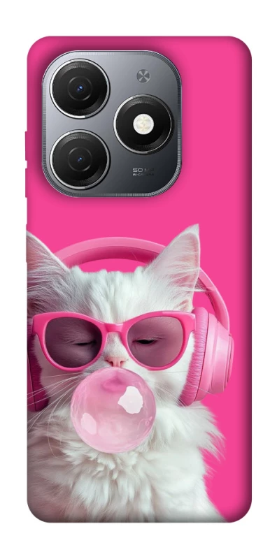 Чехол на TECNO Spark 20 Pink kitty фото 1 Чехол на TECNO Spark 20 Pink kitty фото 1 из 1