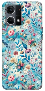 Чехол на Oppo Reno 7 4G Floral design ver.5 фото 1 из 1