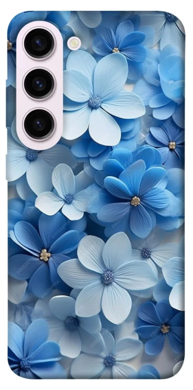 Чехол на Samsung Galaxy S23+ Синие цветы фото 1 из 1