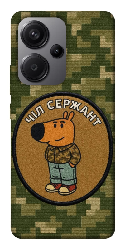 Чехол на Xiaomi Redmi Note 13 Pro+ Чил сержант фото 1 из 1