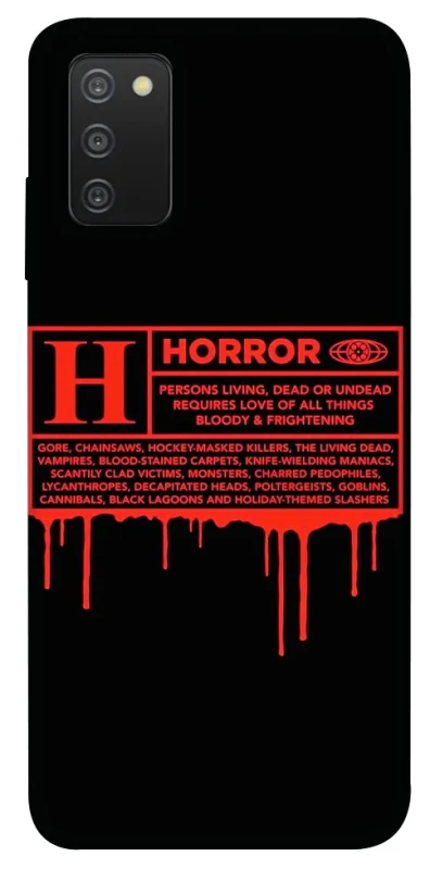 Чохол на Samsung Galaxy A03s Horror Halloween фото 1 з 1