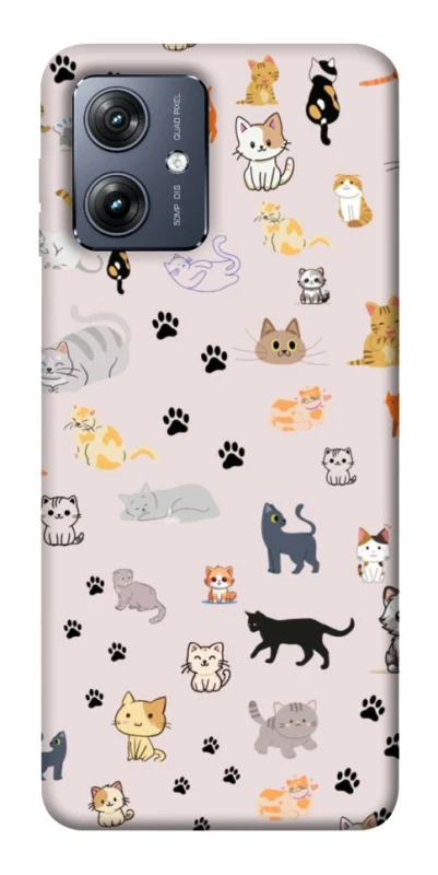 Чохол на Motorola Moto G54 Cat style ver.1 фото 1 з 1