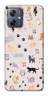 Чохол на Motorola Moto G54 Cat style ver.1 фото 1 Чохол на Motorola Moto G54 Cat style ver.1 фото 1 з 1