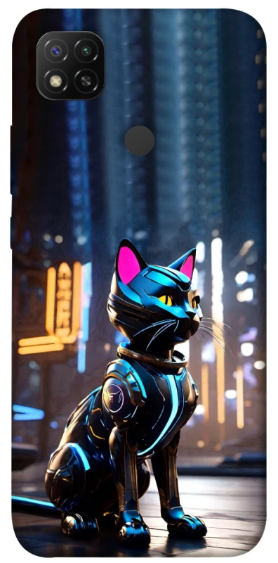 Чохол на Xiaomi Redmi 9C Cyber cat фото 1 з 1