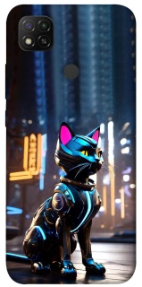Чохол на Xiaomi Redmi 9C Cyber cat фото 1 з 1