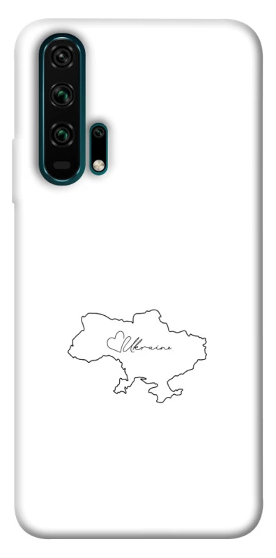 Чохол на Huawei Honor 20 Pro Ukraine map фото 1 з 1