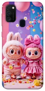 Чехол на Samsung Galaxy M21 Labubu twins ver.2 фото 1 из 1