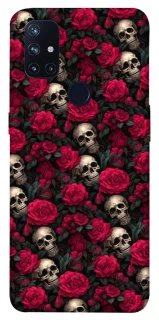 Чехол на OnePlus Nord N10 5G Черепа и розы фото 1 из 1
