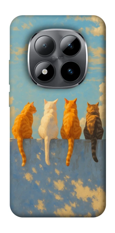 Чехол на Xiaomi Redmi Note 15 Pro 5G cats on wall фото 1 Чехол на Xiaomi Redmi Note 15 Pro 5G cats on wall фото 1 из 1