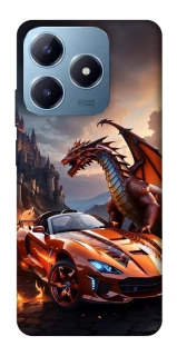 Чохол на Realme C63 Сar and dragon фото 1 з 1