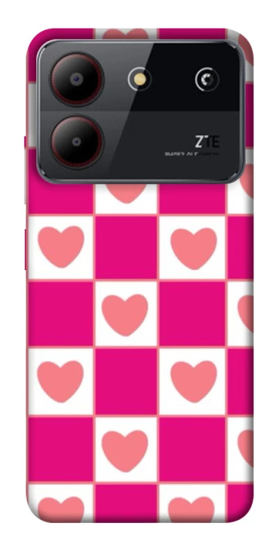 Чохол на ZTE Blade A54 4G Chess heart фото 1 з 1