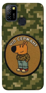 Чехол на Infinix Hot 10 Lite Чил сержант фото 1 из 1