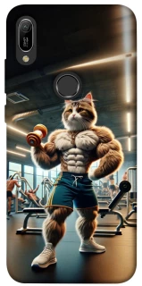 Чехол на Huawei Y6 (2019) Качок кот фото 1 из 1