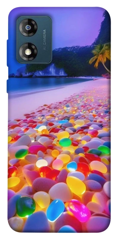 Чохол на Motorola Moto E13 Каміння світиться на березі фото 1 з 1